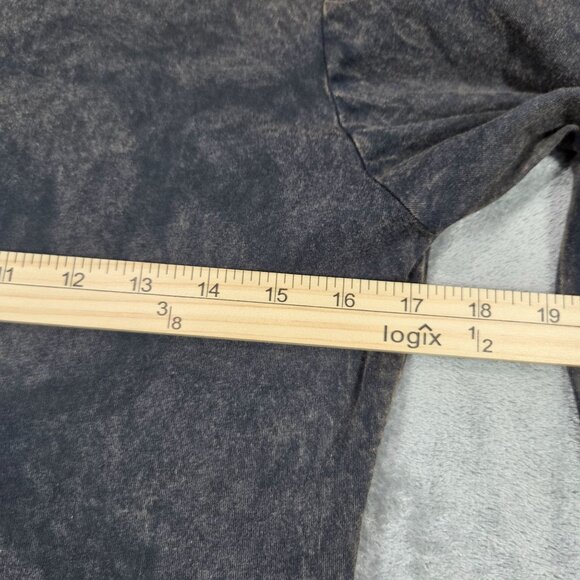 Coco Mezon Top Womens Medium Gray Tiered Ruffle Tunic Fairy Grunge Whimsigoth - Picture 8 of 10